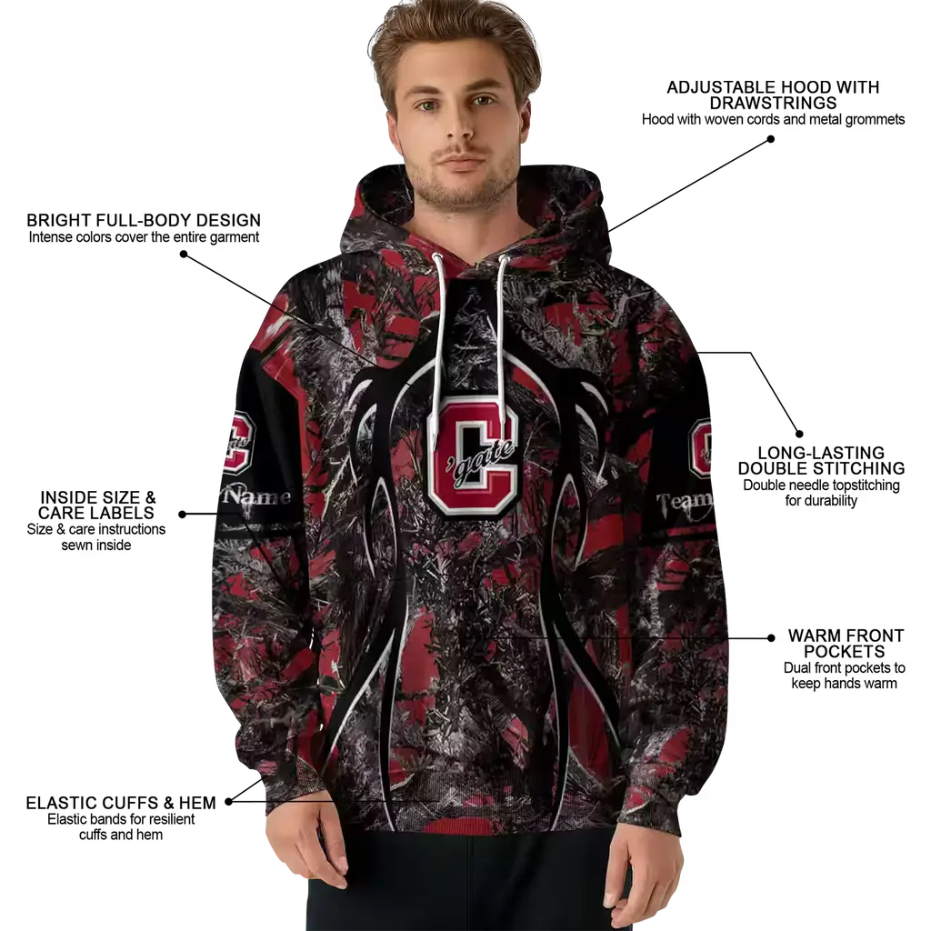 custom colgate raiders hunting theme maroon black hoodie latest model custom colgate raiders hunting theme maroon black hoodie latest model