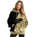 custom colorado buffaloes abstract shape gold hoodie best selling