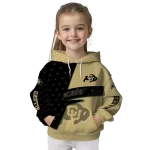 custom colorado buffaloes abstract shape gold hoodie best selling