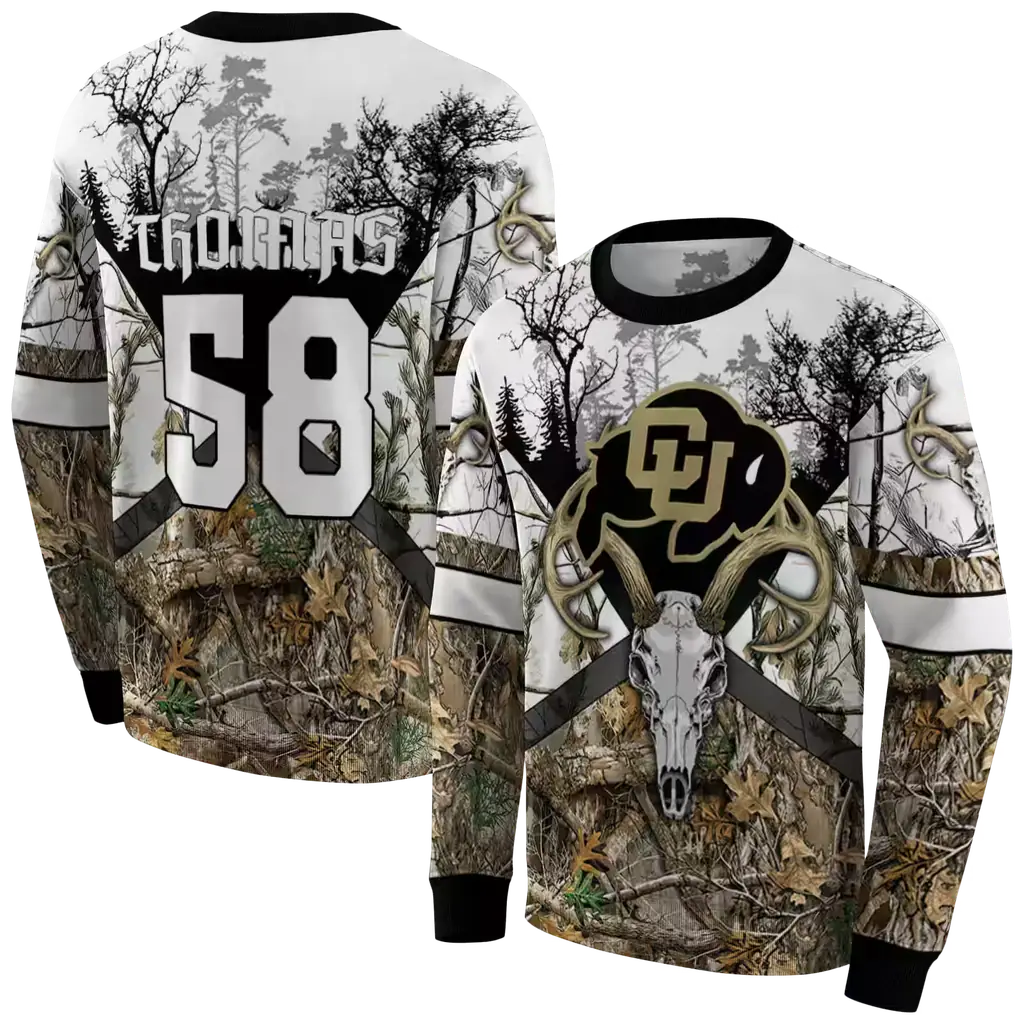 custom colorado buffaloes forest silhouette hoodie premium grade custom colorado buffaloes forest silhouette hoodie premium grade