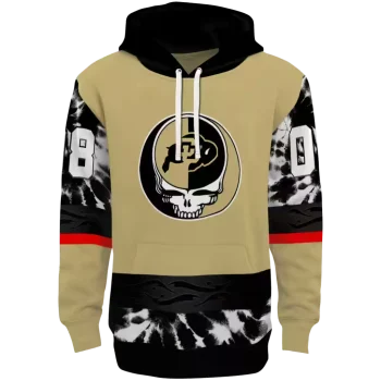 custom colorado buffaloes grateful vibes gold hoodie best selling