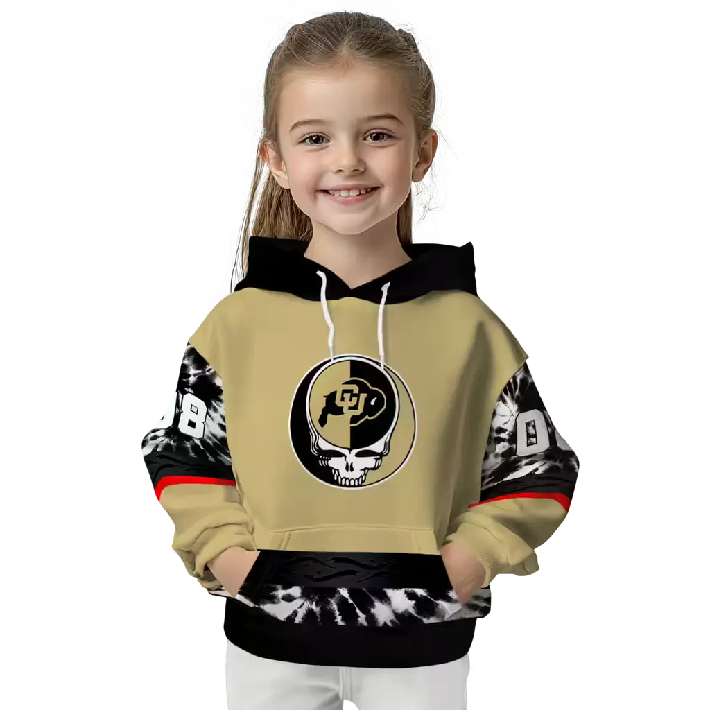 custom colorado buffaloes grateful vibes gold hoodie top rated custom colorado buffaloes grateful vibes gold hoodie top rated
