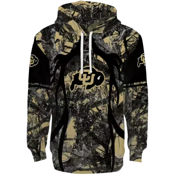 custom colorado buffaloes hunting theme gold black hoodie best selling