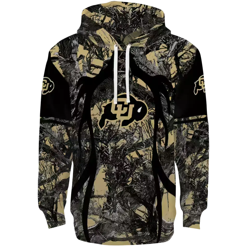 custom colorado buffaloes hunting theme gold black hoodie best selling custom colorado buffaloes hunting theme gold black hoodie best selling