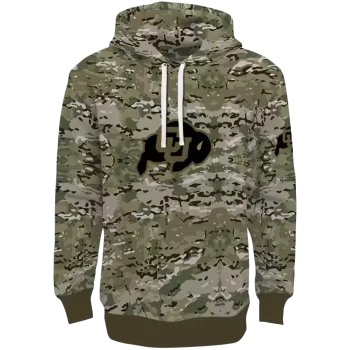 custom colorado buffaloes military style hoodie best selling