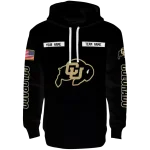 custom colorado buffaloes punisher skull black hoodie best selling