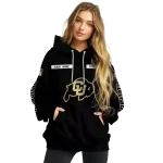 custom colorado buffaloes punisher skull black hoodie best selling