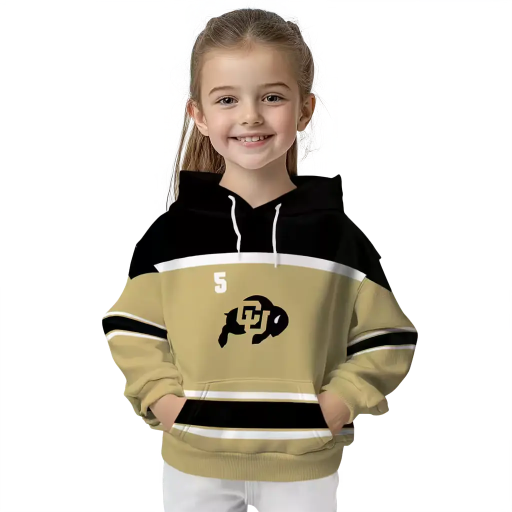 custom colorado buffaloes striped pattern gold hoodie top rated custom colorado buffaloes striped pattern gold hoodie top rated