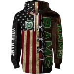 custom colorado state rams american pride hoodie best selling