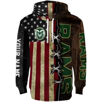 custom colorado state rams american pride hoodie best selling