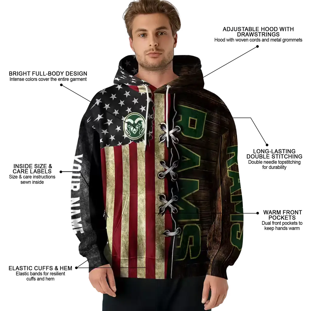 custom colorado state rams american pride hoodie latest model custom colorado state rams american pride hoodie latest model