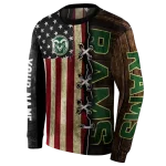 custom colorado state rams american pride hoodie best selling