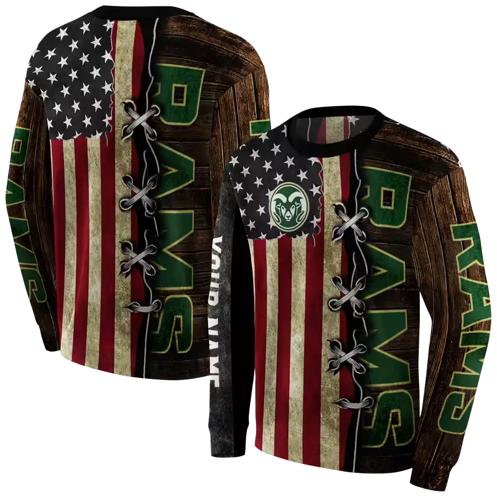 custom colorado state rams american pride hoodie premium grade custom colorado state rams american pride hoodie premium grade