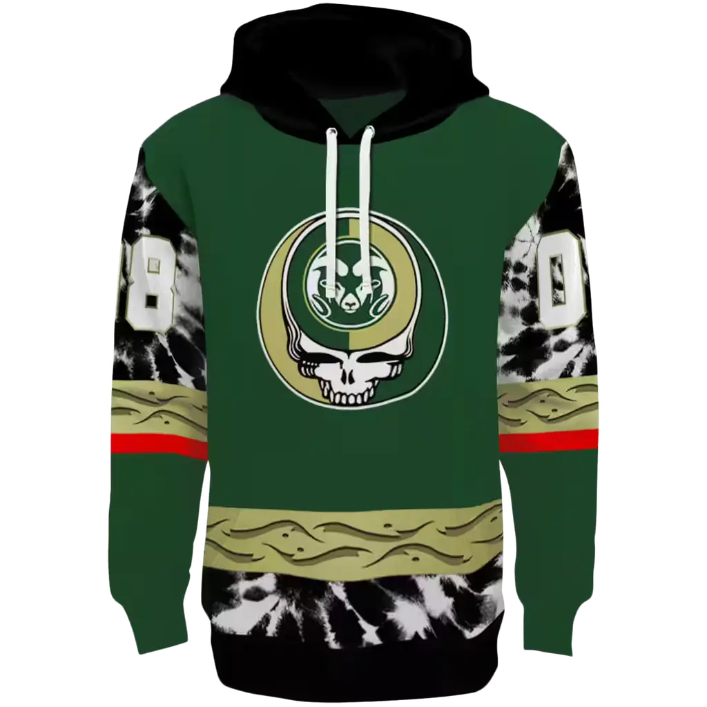 custom colorado state rams grateful vibes green hoodie best selling custom colorado state rams grateful vibes green hoodie best selling