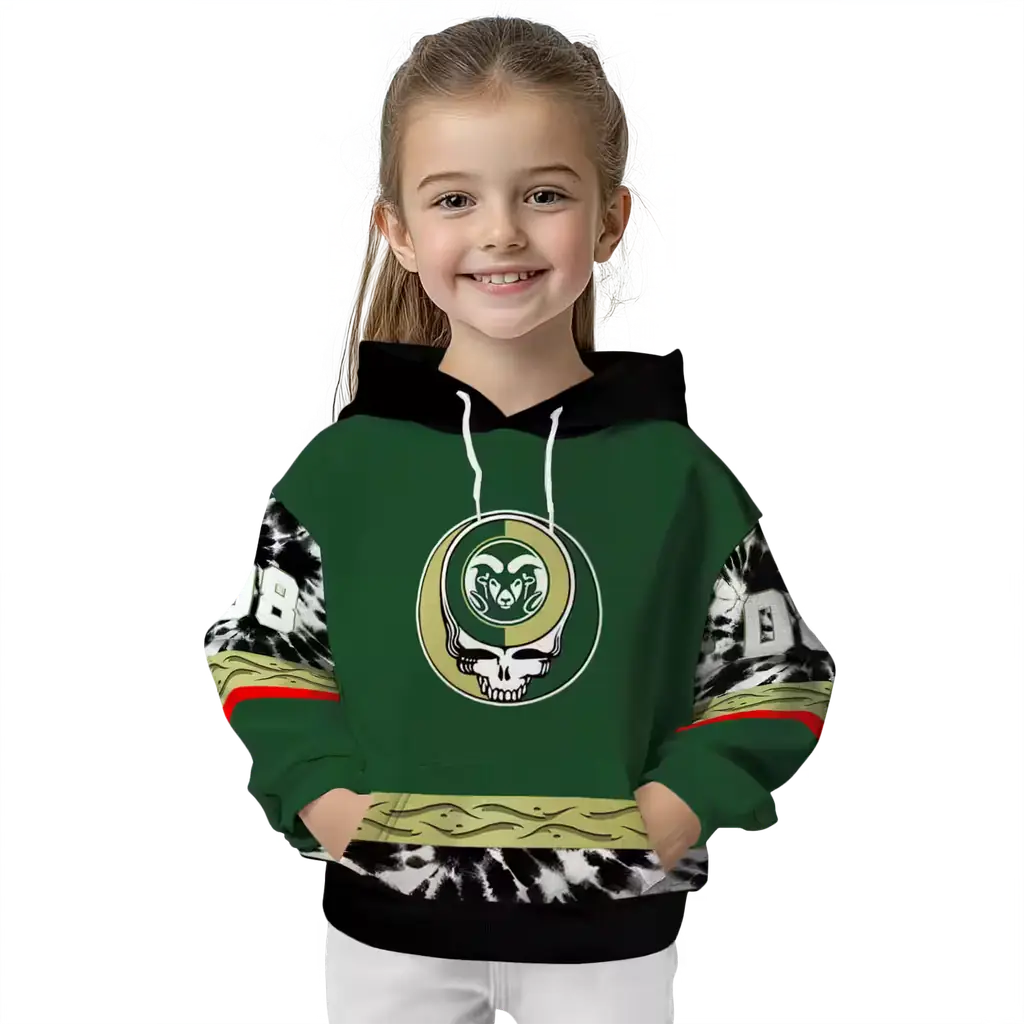 custom colorado state rams grateful vibes green hoodie top rated custom colorado state rams grateful vibes green hoodie top rated