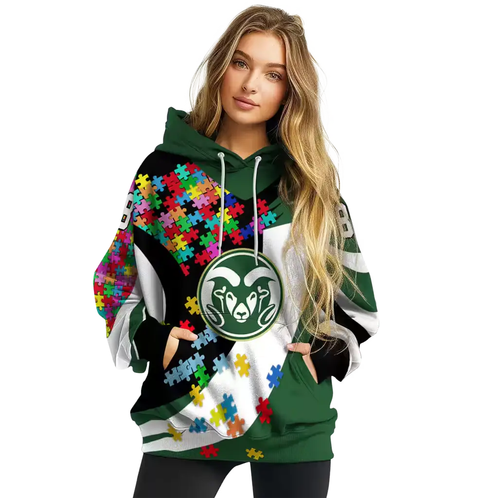 custom colorado state rams puzzle pieces green hoodie high quality custom colorado state rams puzzle pieces green hoodie high quality