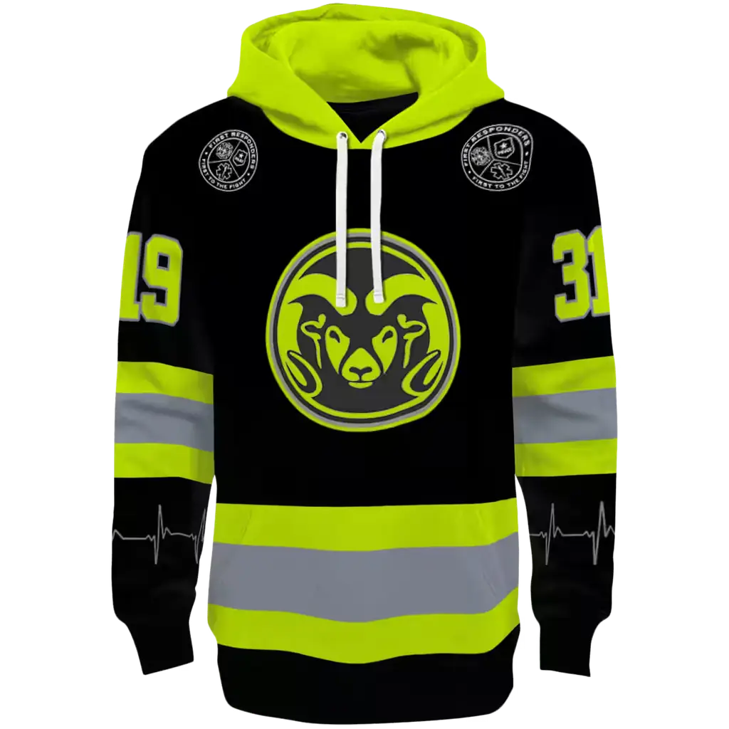 custom colorado state rams safety motif black neon green hoodie best selling custom colorado state rams safety motif black neon green hoodie best selling