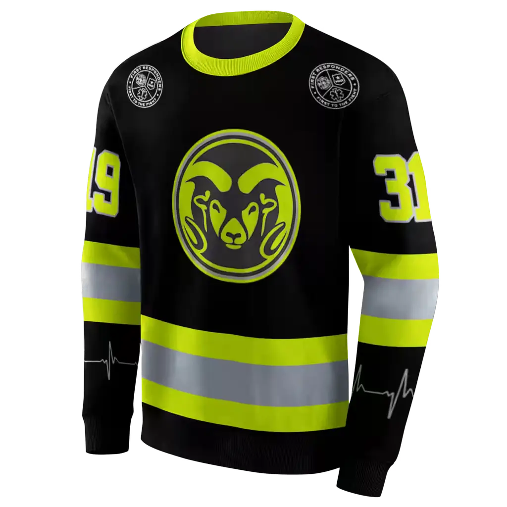 custom colorado state rams safety motif black neon green hoodie new arrival custom colorado state rams safety motif black neon green hoodie new arrival