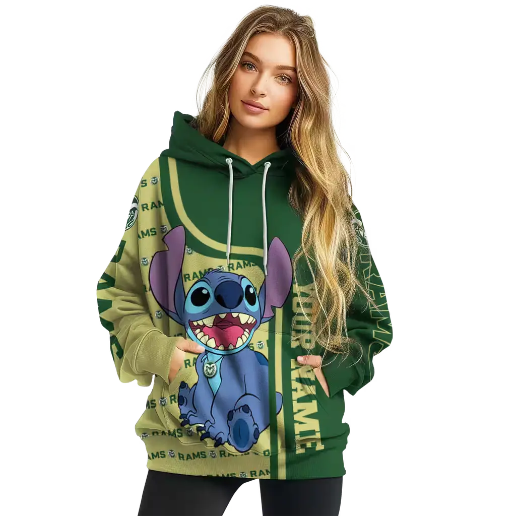 custom colorado state rams stitch green hoodie high quality custom colorado state rams stitch green hoodie high quality
