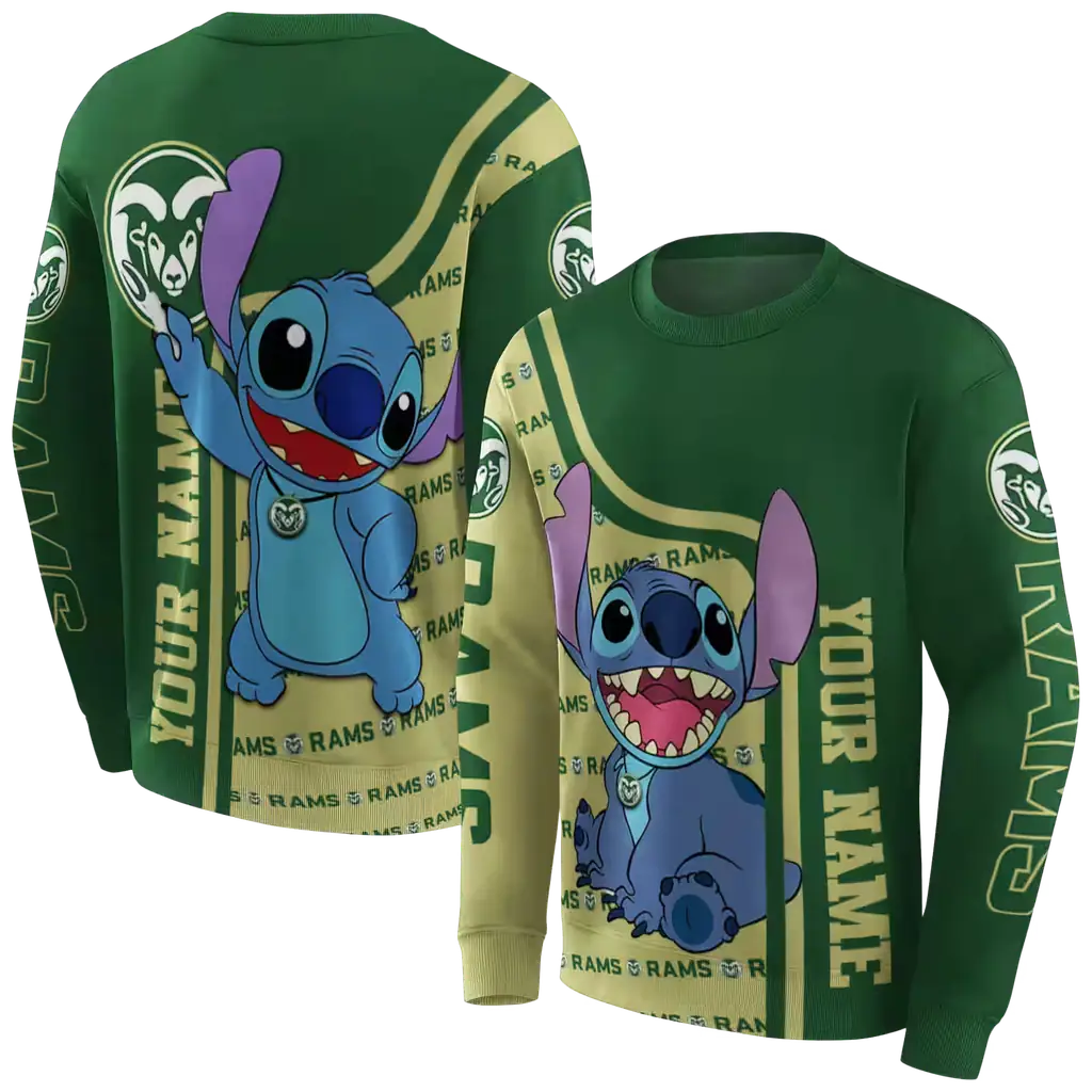 custom colorado state rams stitch green hoodie premium grade custom colorado state rams stitch green hoodie premium grade