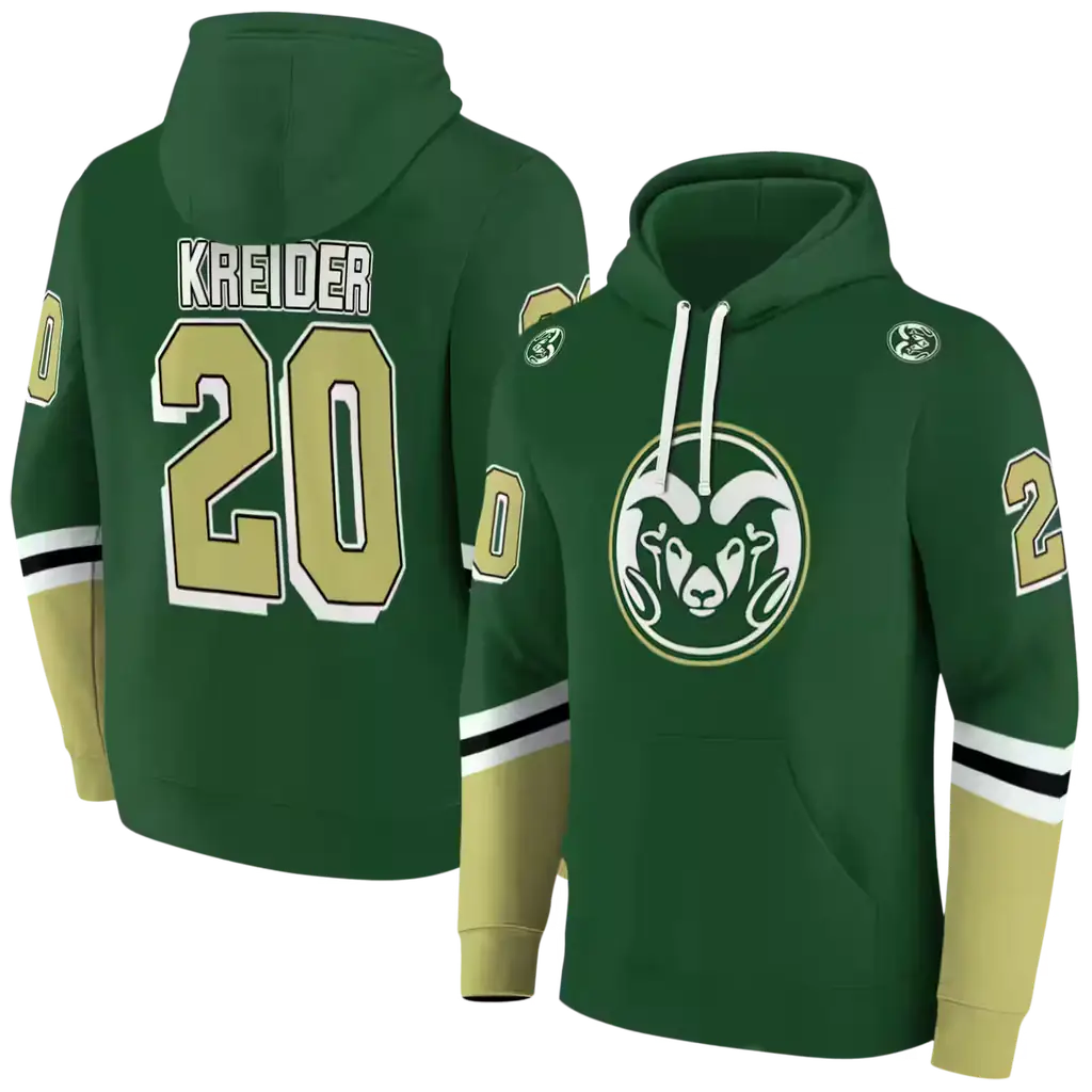 custom colorado state rams striped sleeves green hoodie fashion forward custom colorado state rams striped sleeves green hoodie fashion forward