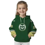 custom colorado state rams striped sleeves green hoodie best selling