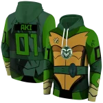 custom colorado state rams superhero armor green hoodie best selling
