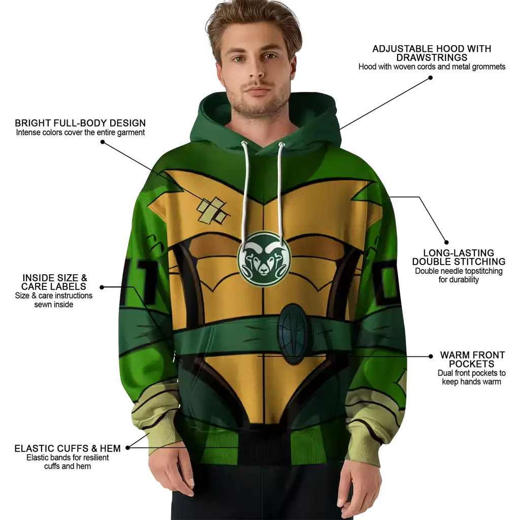 custom colorado state rams superhero armor green hoodie latest model custom colorado state rams superhero armor green hoodie latest model