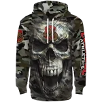 custom cornell big red camo skull hoodie best selling