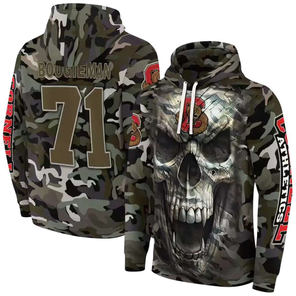 custom cornell big red camo skull hoodie fashion forward custom cornell big red camo skull hoodie fashion forward