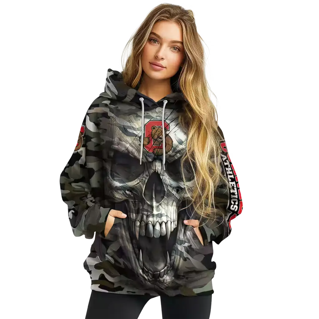 custom cornell big red camo skull hoodie high quality custom cornell big red camo skull hoodie high quality