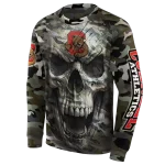 custom cornell big red camo skull hoodie best selling