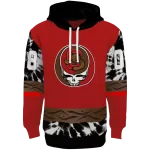 custom cornell big red grateful vibes red hoodie best selling