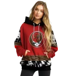 custom cornell big red grateful vibes red hoodie best selling