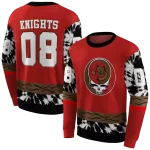 custom cornell big red grateful vibes red hoodie best selling