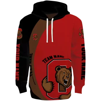 custom cornell big red minimalist design red black hoodie best selling