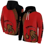 custom cornell big red minimalist design red black hoodie best selling