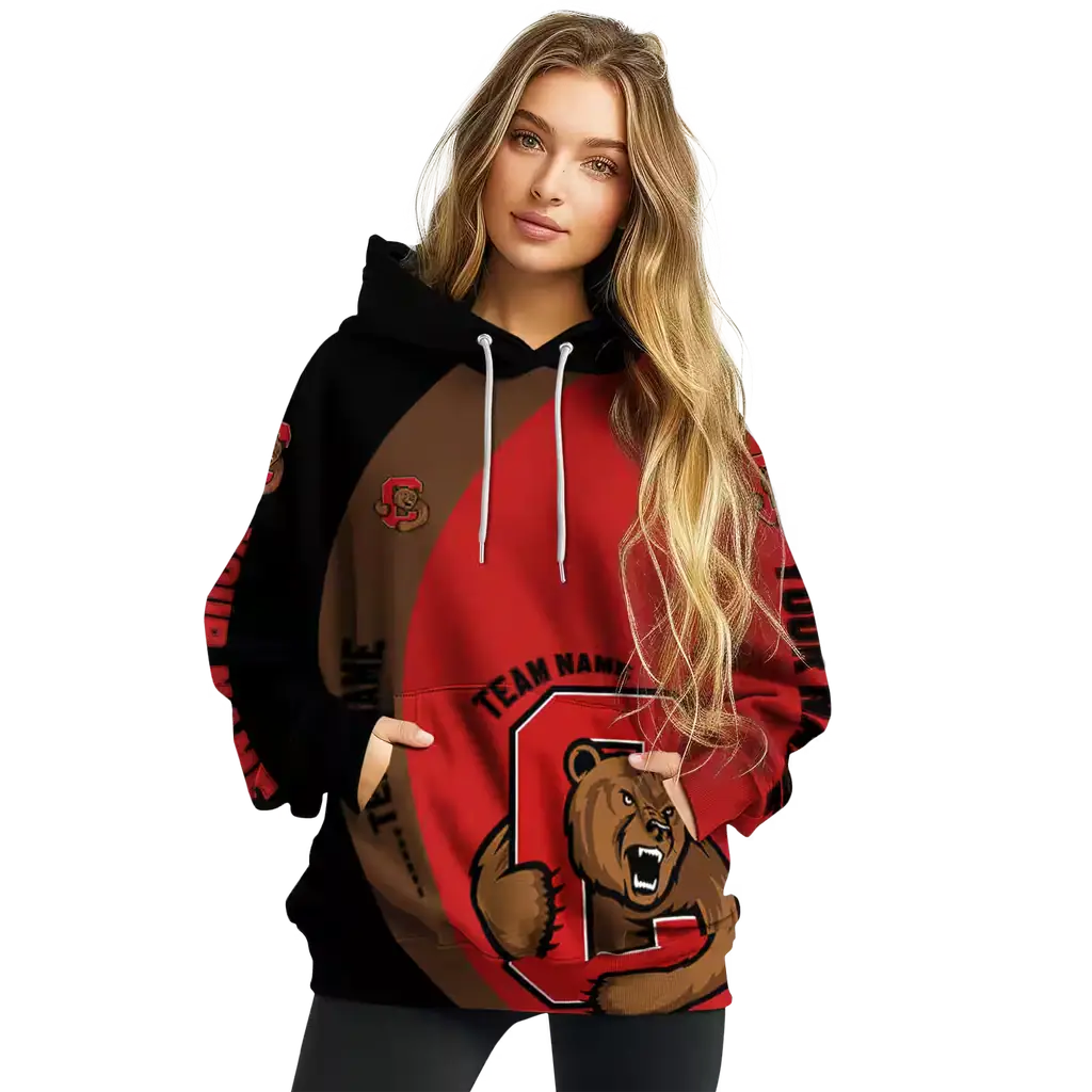 custom cornell big red minimalist design red black hoodie high quality custom cornell big red minimalist design red black hoodie high quality