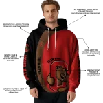 custom cornell big red minimalist design red black hoodie best selling
