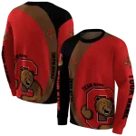 custom cornell big red minimalist design red black hoodie best selling