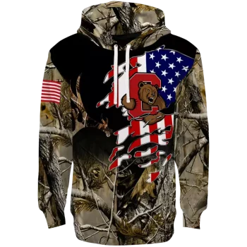 custom cornell big red tree camo hoodie best selling