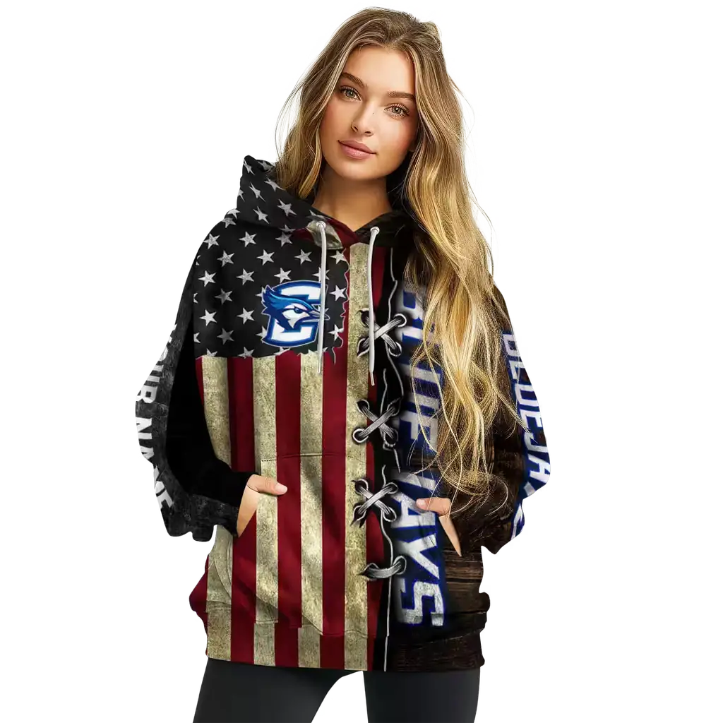custom creighton bluejays american pride hoodie high quality custom creighton bluejays american pride hoodie high quality