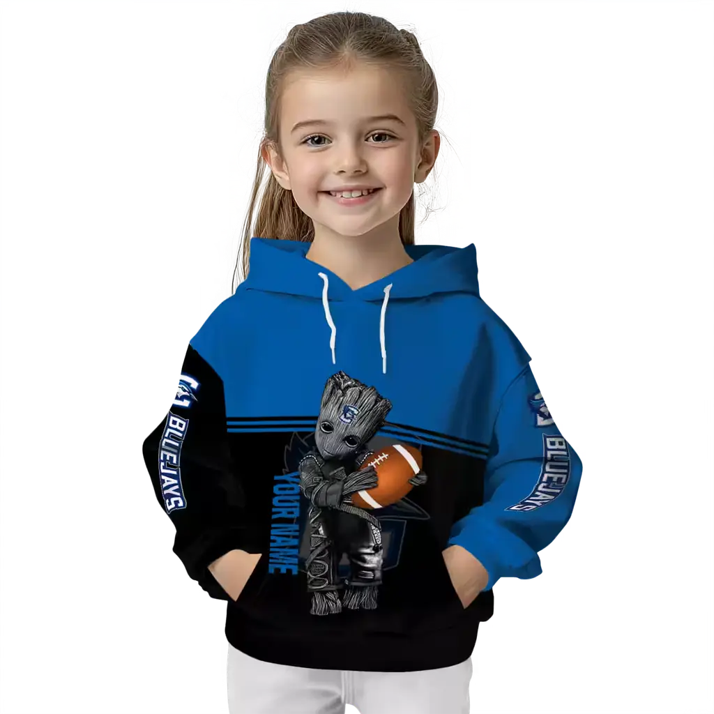 custom creighton bluejays baby groot blue black hoodie top rated custom creighton bluejays baby groot blue black hoodie top rated