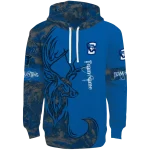 custom creighton bluejays deer silhouette blue hoodie best selling