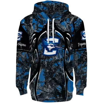 custom creighton bluejays hunting theme blue black hoodie best selling