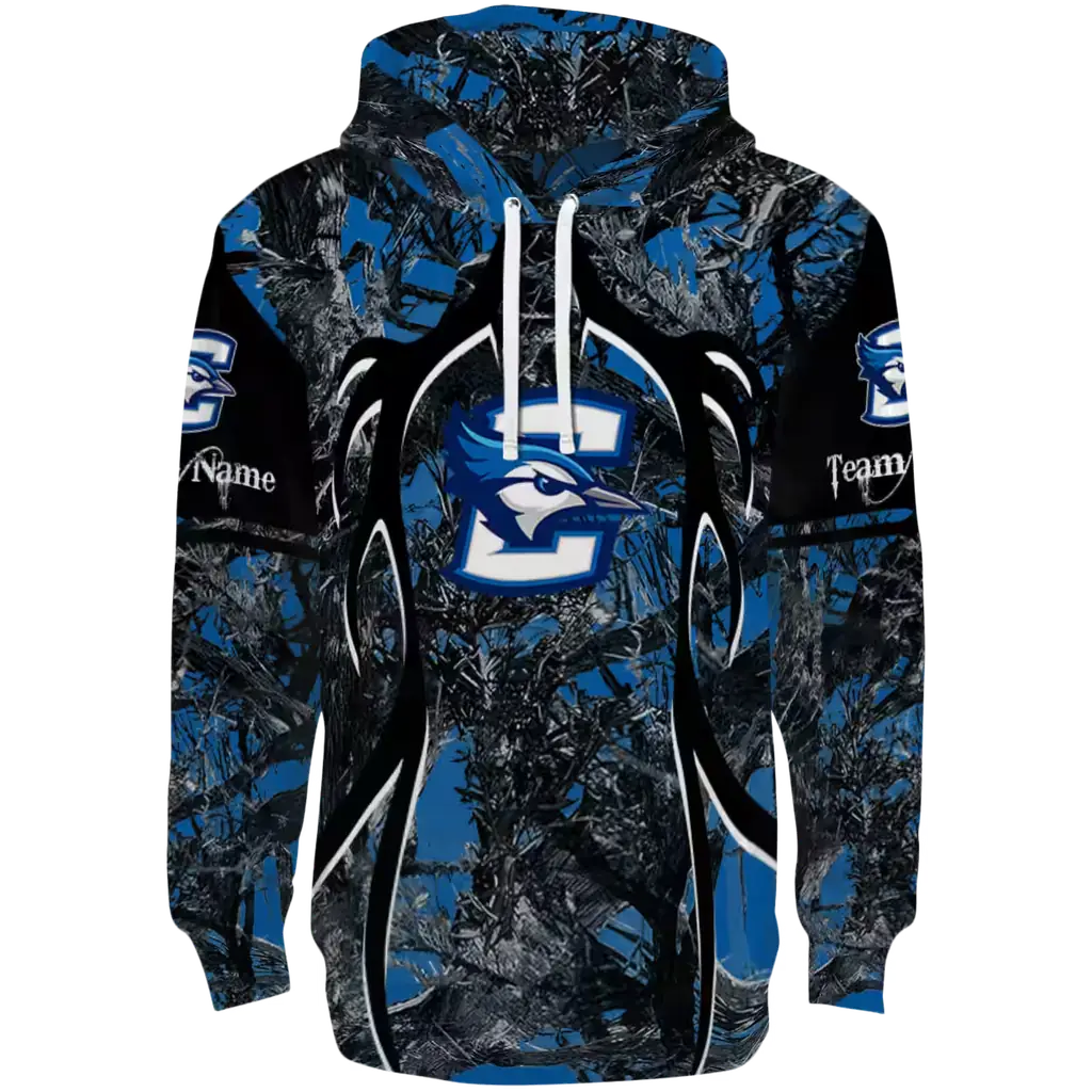 custom creighton bluejays hunting theme blue black hoodie best selling custom creighton bluejays hunting theme blue black hoodie best selling