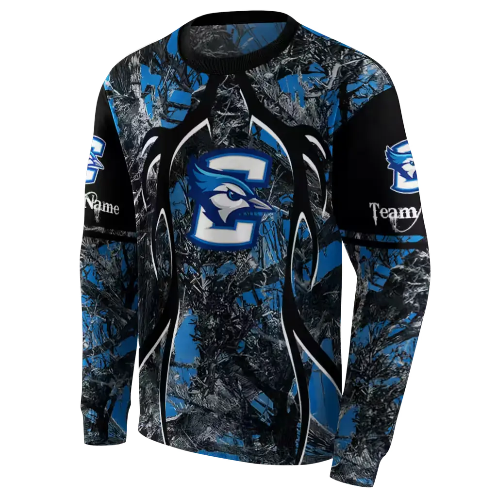 custom creighton bluejays hunting theme blue black hoodie new arrival custom creighton bluejays hunting theme blue black hoodie new arrival
