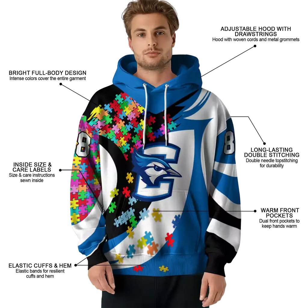 custom creighton bluejays puzzle pieces blue hoodie latest model custom creighton bluejays puzzle pieces blue hoodie latest model