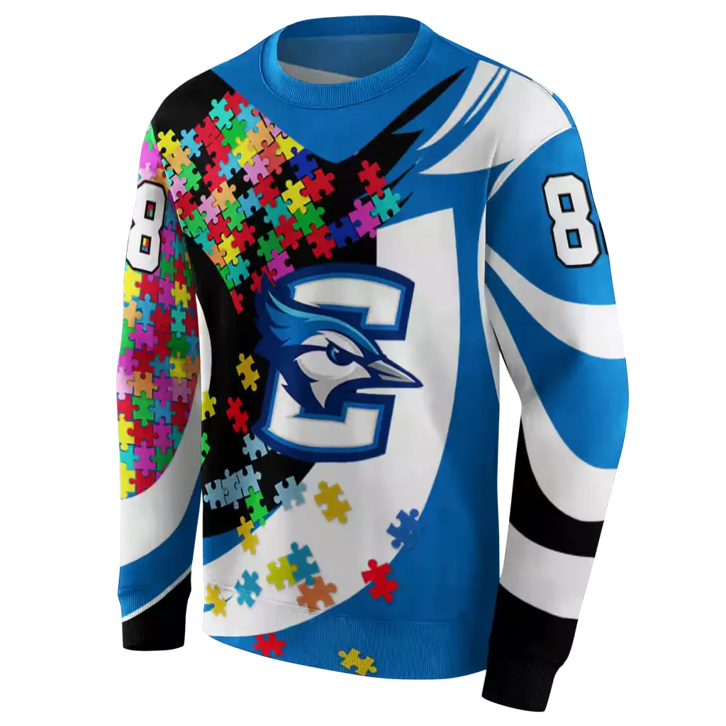 custom creighton bluejays puzzle pieces blue hoodie new arrival custom creighton bluejays puzzle pieces blue hoodie new arrival