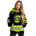 custom creighton bluejays safety motif black neon green hoodie best selling